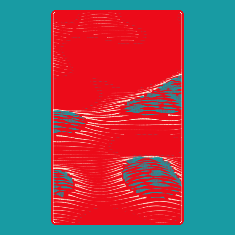 Topographic Playing Card #49