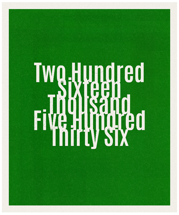 Count #216536