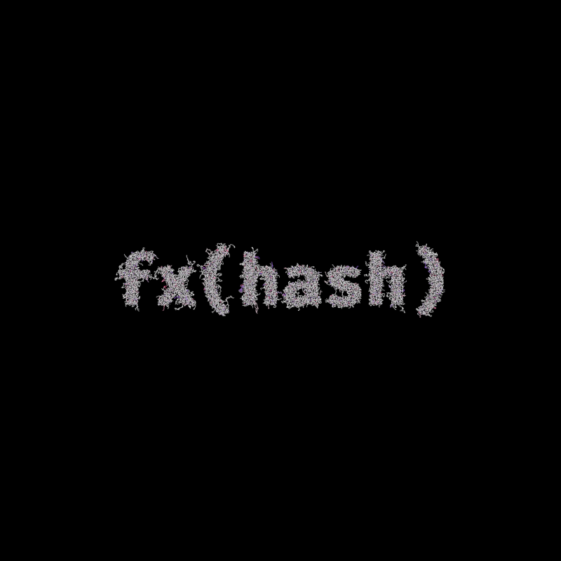 FXHASH Logo with Features #921