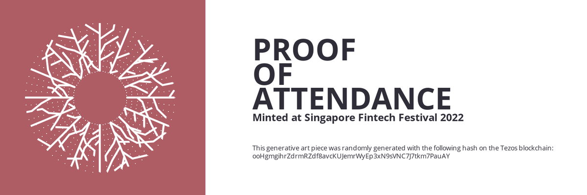 SFF2022 Proof of Attendance Token #165