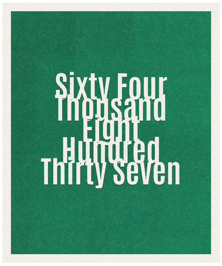 Count #64837