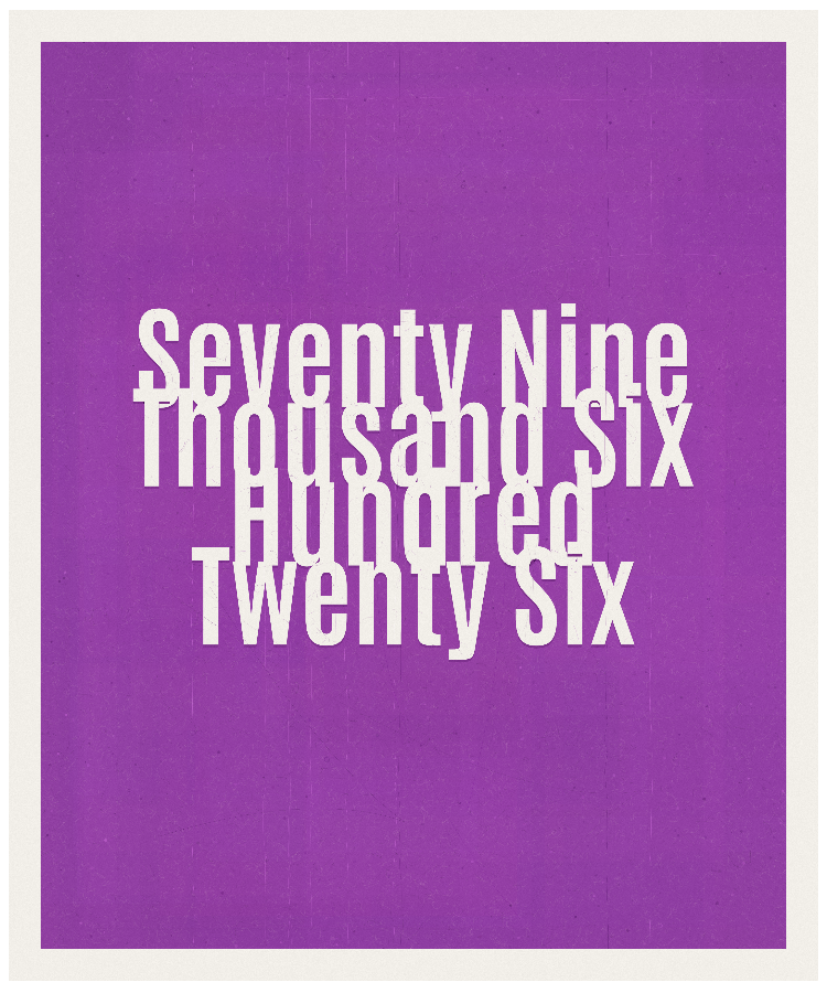 Count #79626