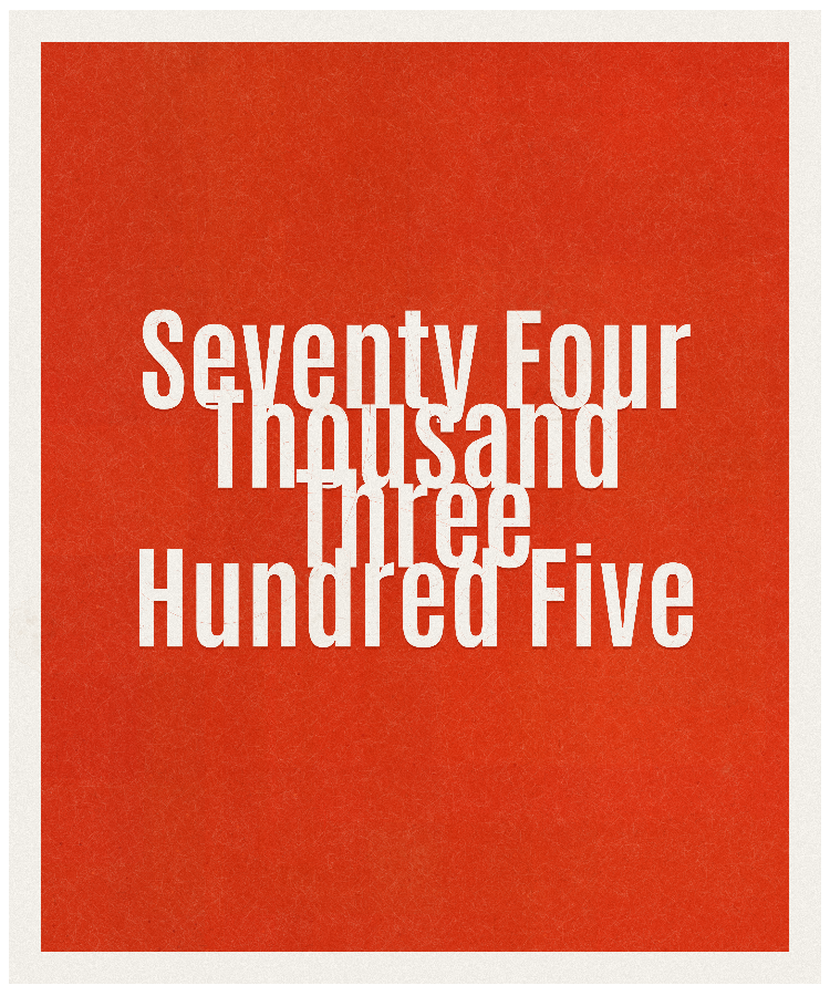 Count #74305
