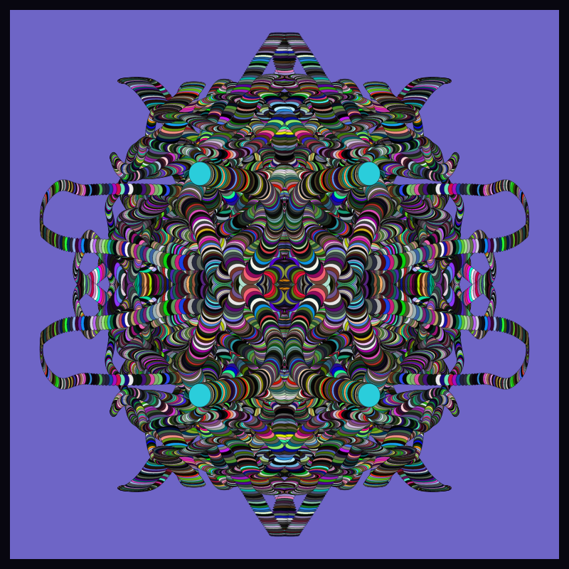 Symmetric Perlinized Ellipse #8