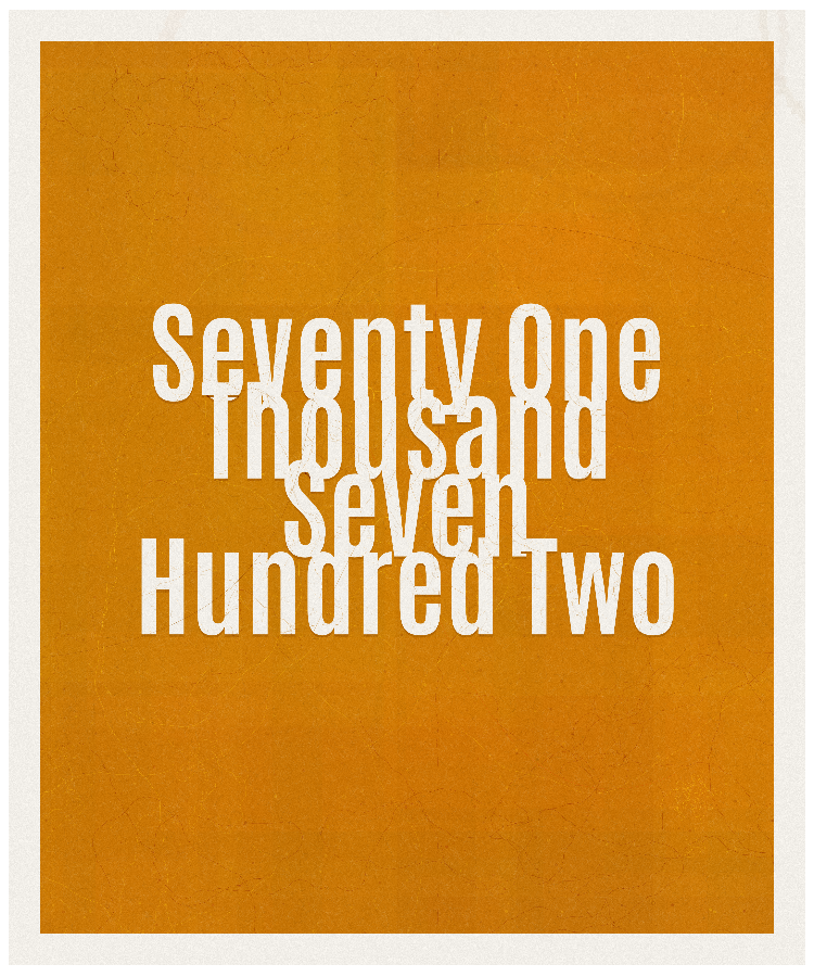 Count #71702