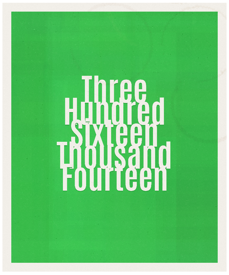 Count #316014