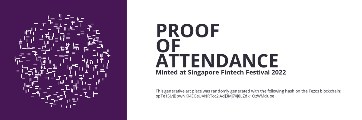 SFF2022 Proof of Attendance Token #430