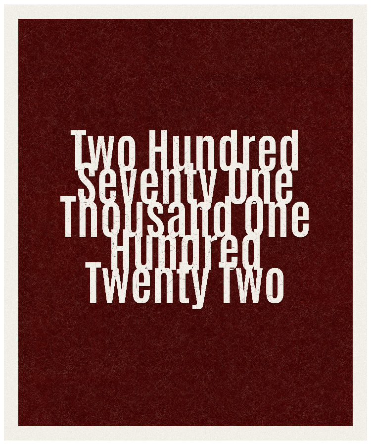 Count #271122