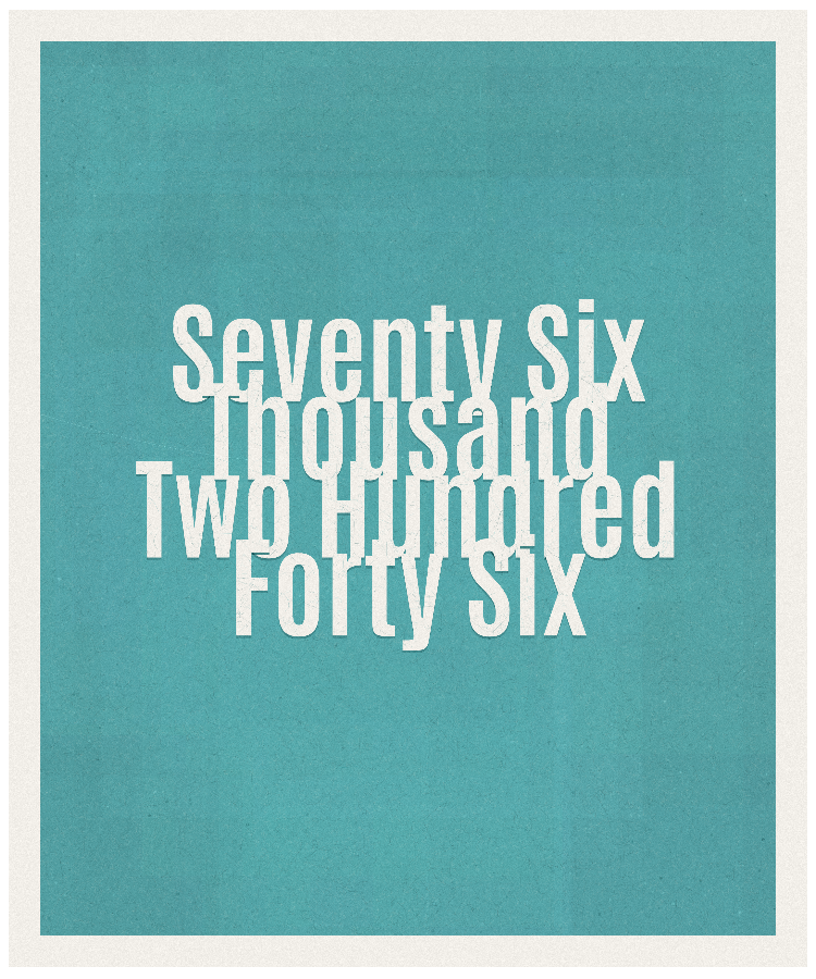 Count #76246