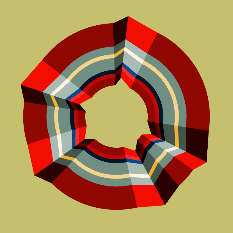 Folded Circle #83