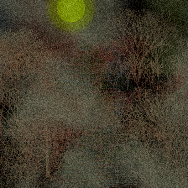 Moonlit Native Bush #76