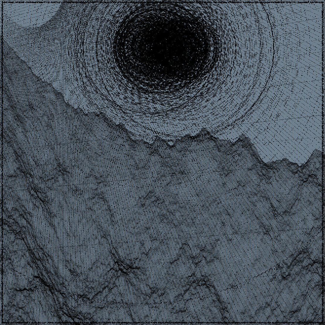 Surreal classic generative landscape #95