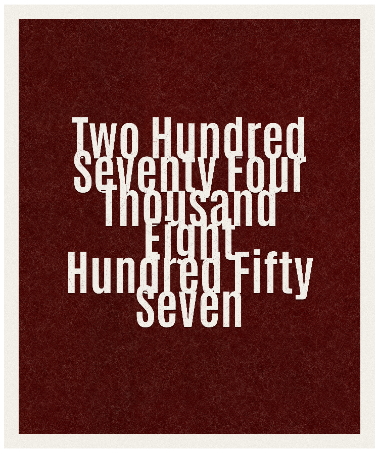 Count #274857