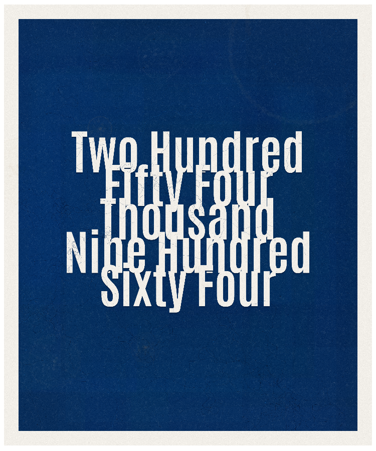 Count #254964