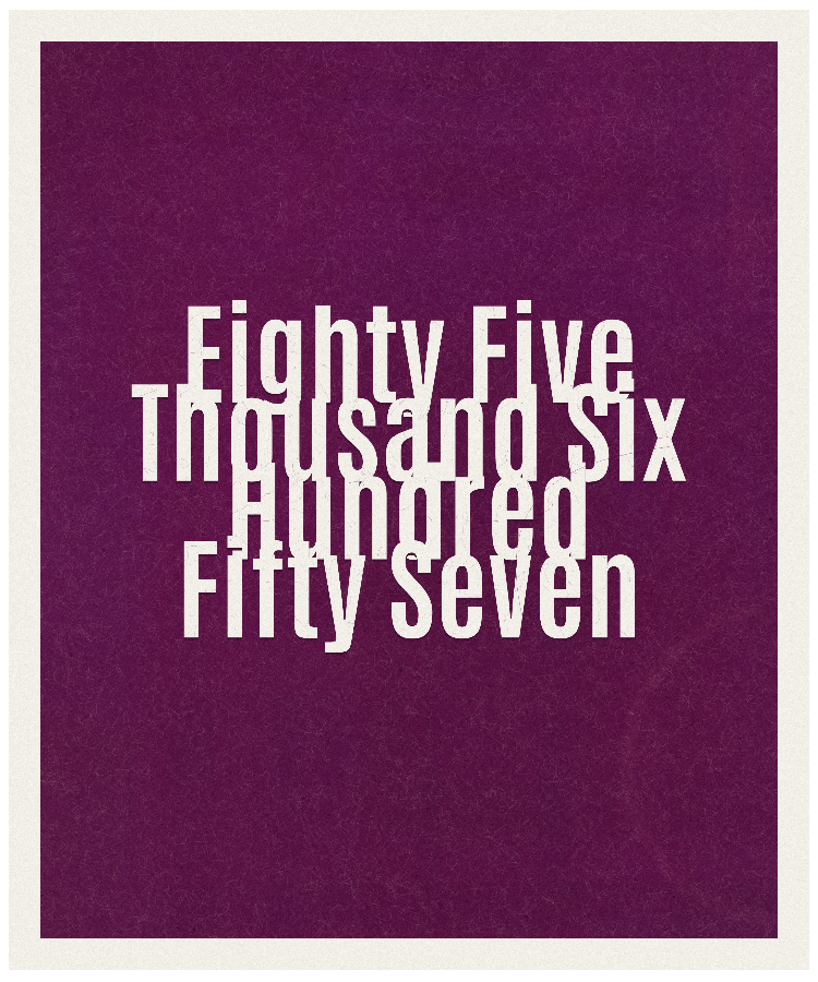 Count #85657