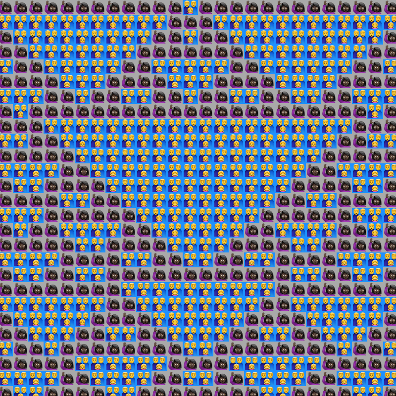 Elementary Cellular Emoji Automata #902