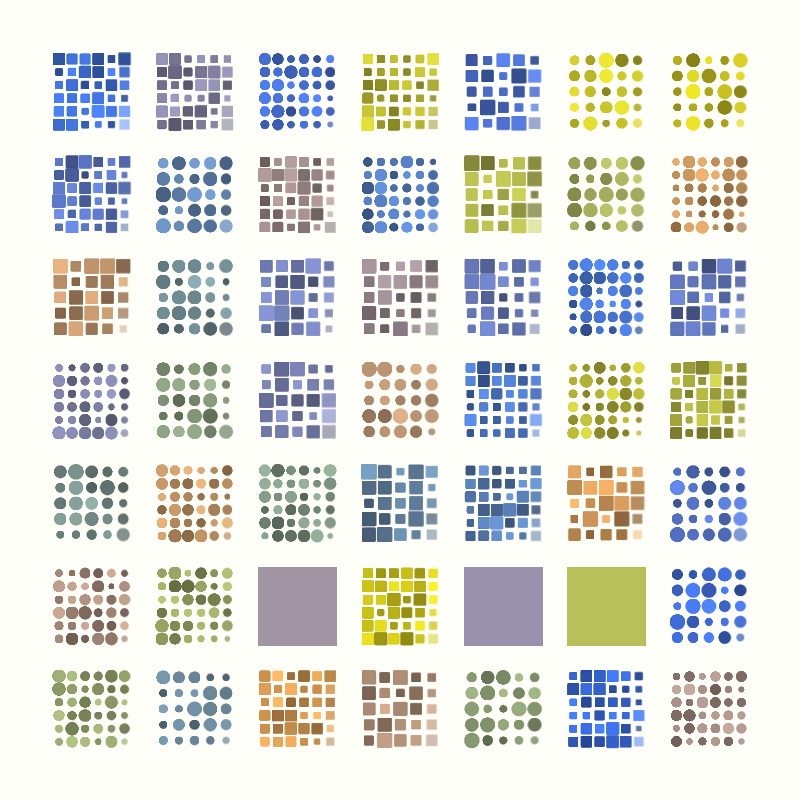 Pastel Grid #8