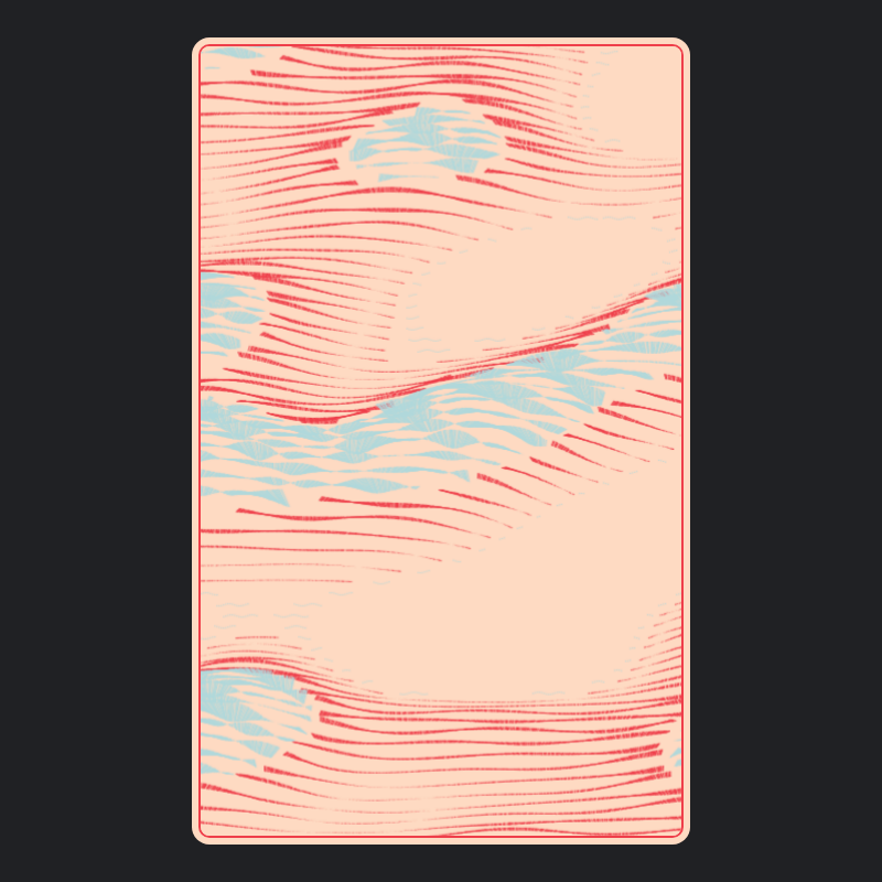 Topographic Playing Card #12