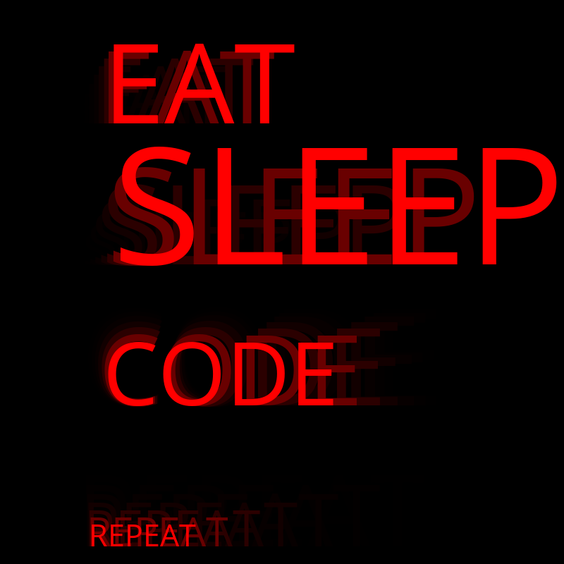 Eat Sleep Code Repeat #48