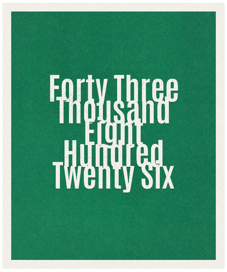 Count #43826