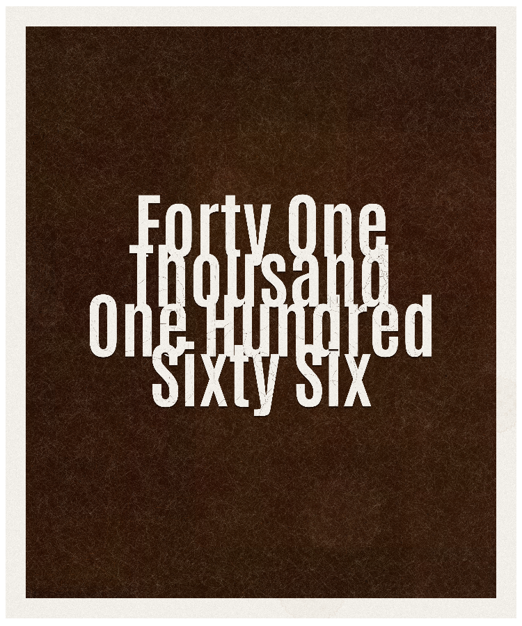Count #41166