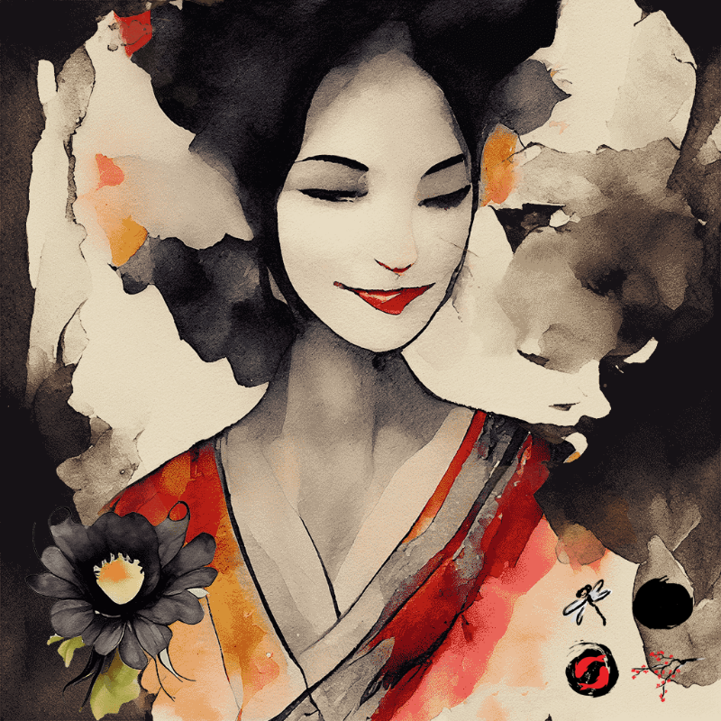 calm geisha #9