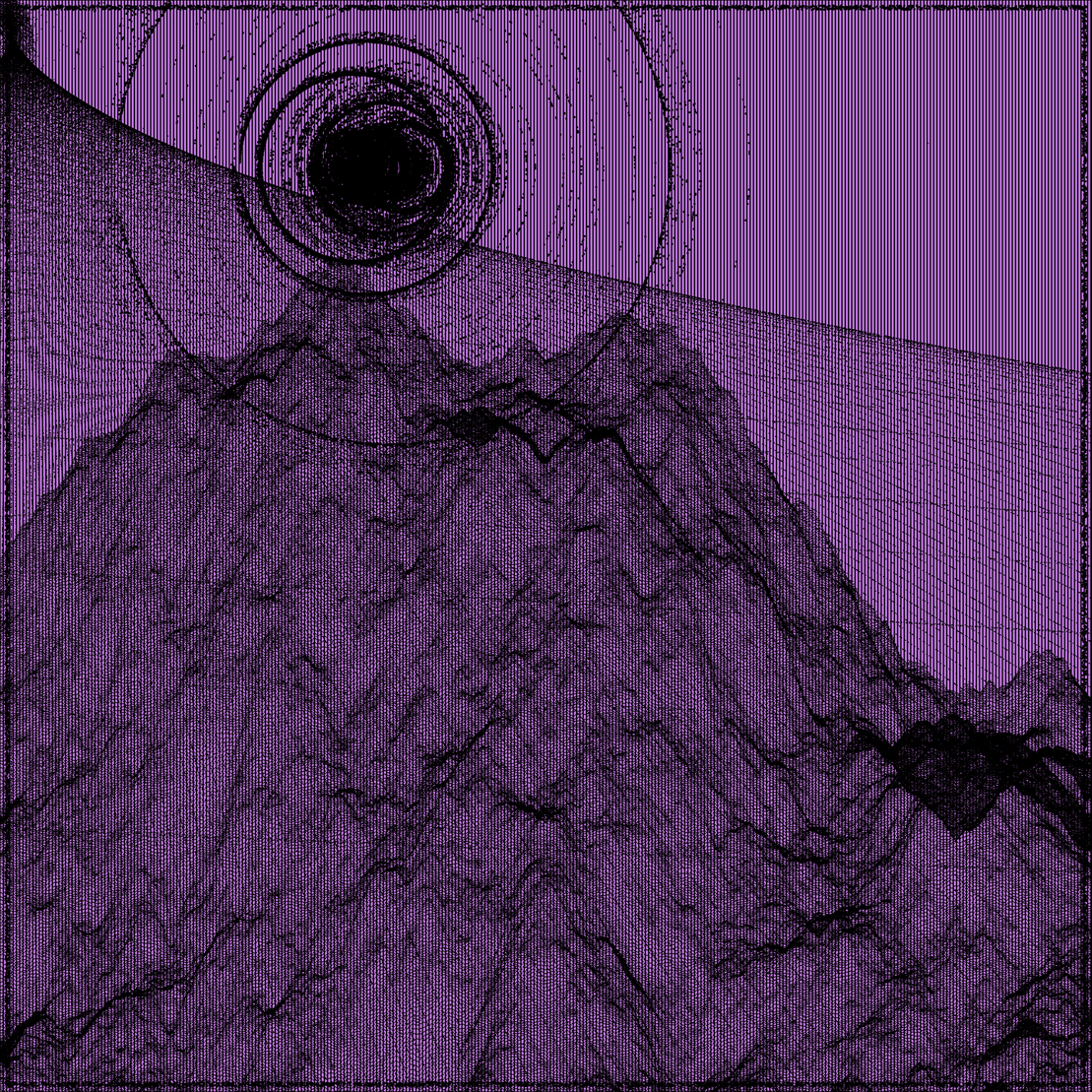 Surreal classic generative landscape #75