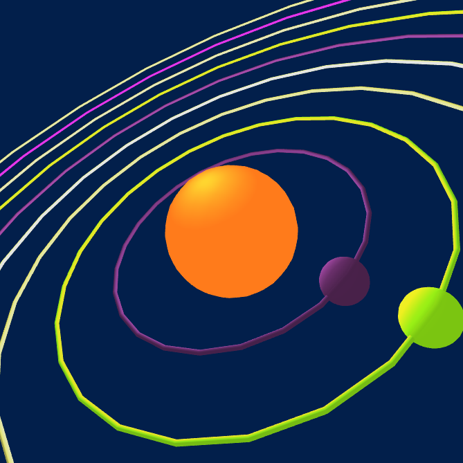 Generative solar system #5