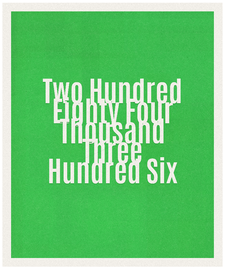 Count #284306