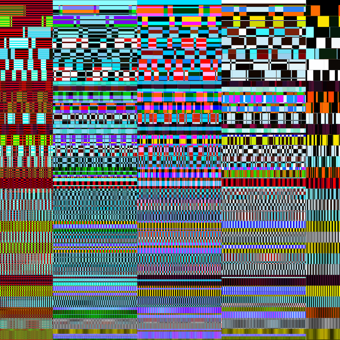 Glitchometry Stripes #97