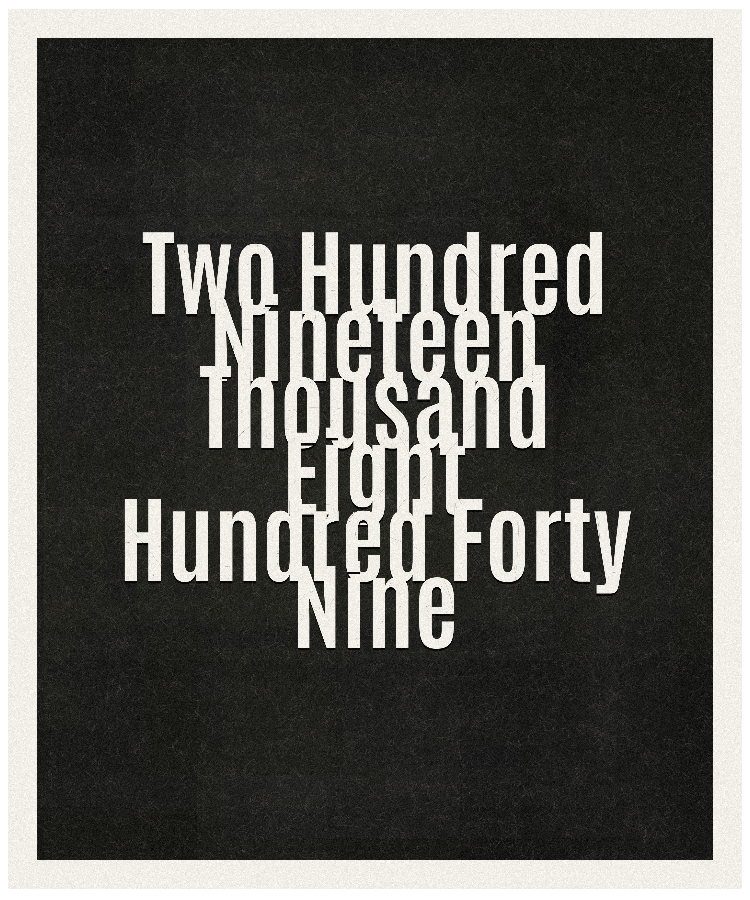 Count #219849