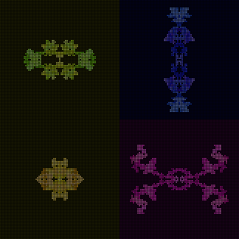 Dither Creatures 2x2 #57