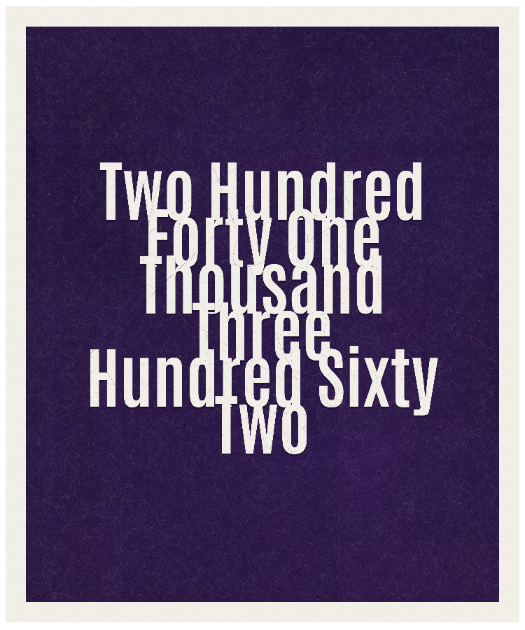Count #241362