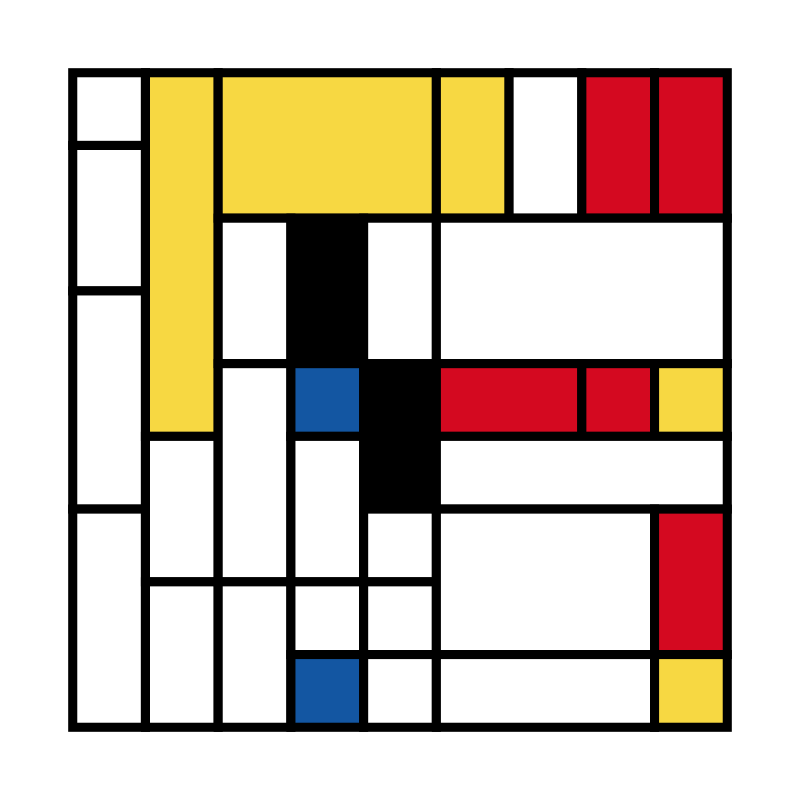 Mondrian squares #11