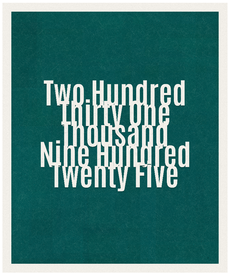 Count #231925