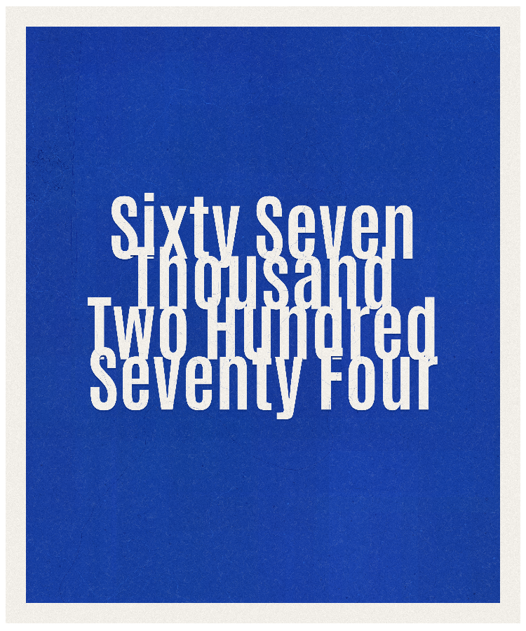Count #67274