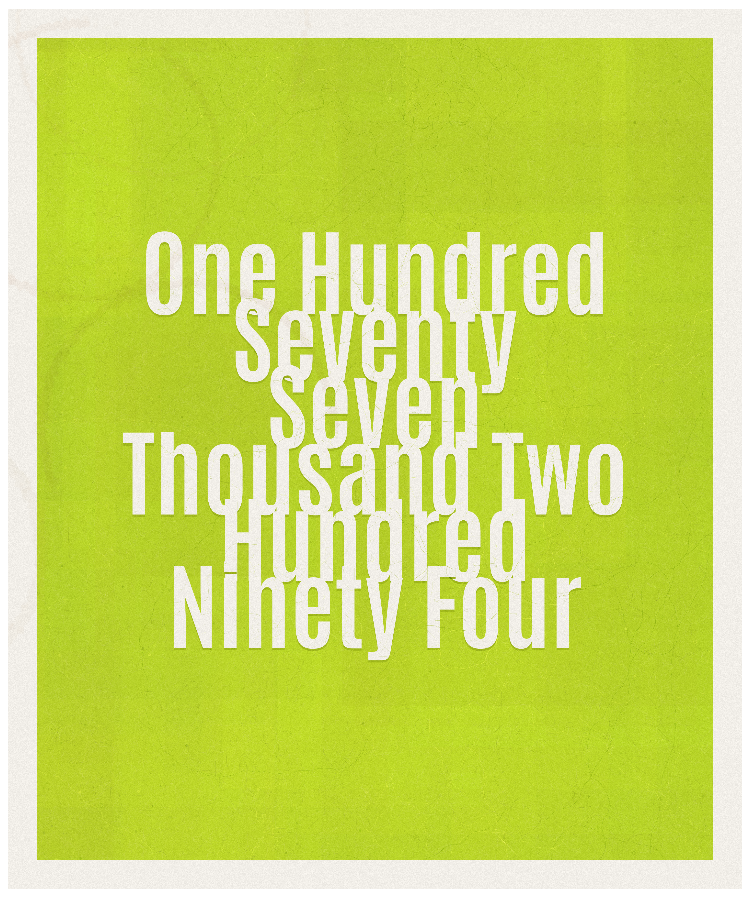 Count #177294