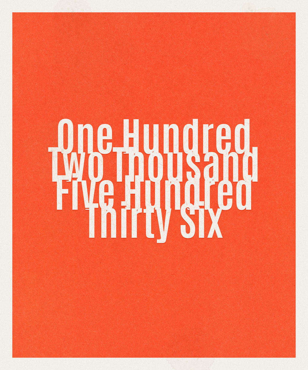 Count #102536