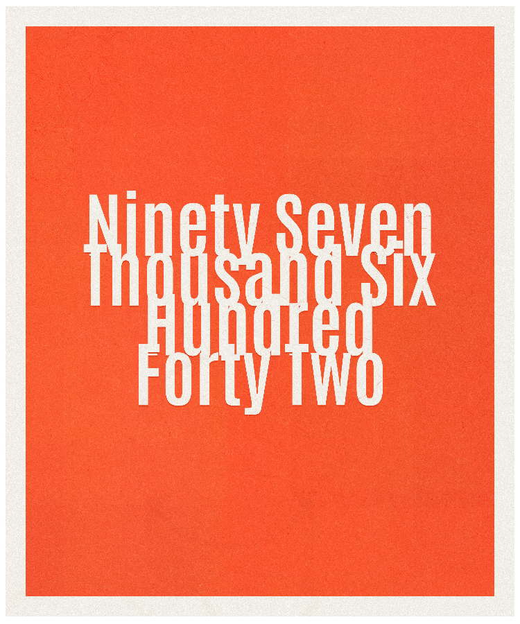 Count #97642
