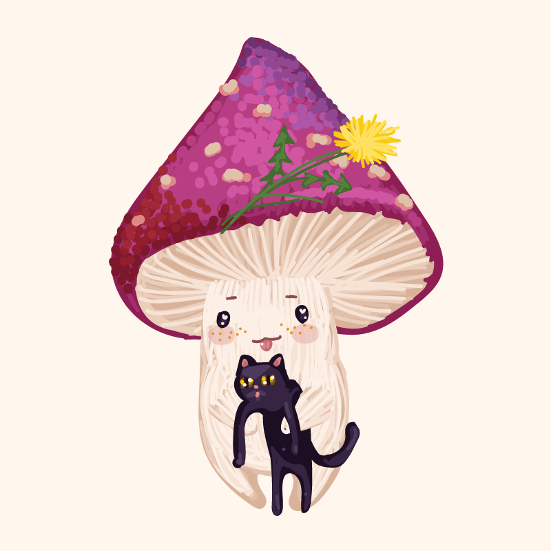 Cute Mushrooms Forest Guys #8