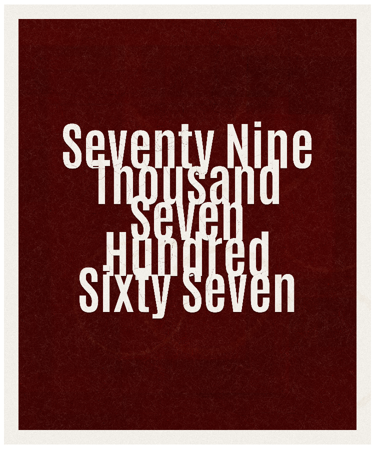Count #79767