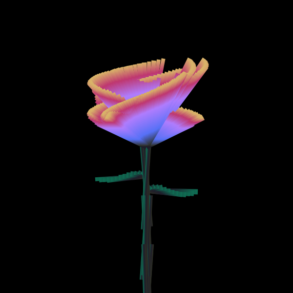 Digital Flower #14