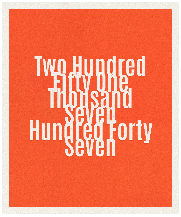 Count #251747