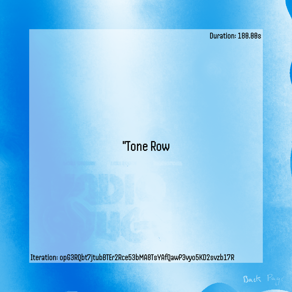 Tone Row #27