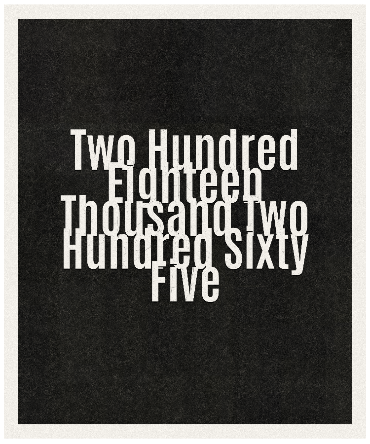 Count #218265