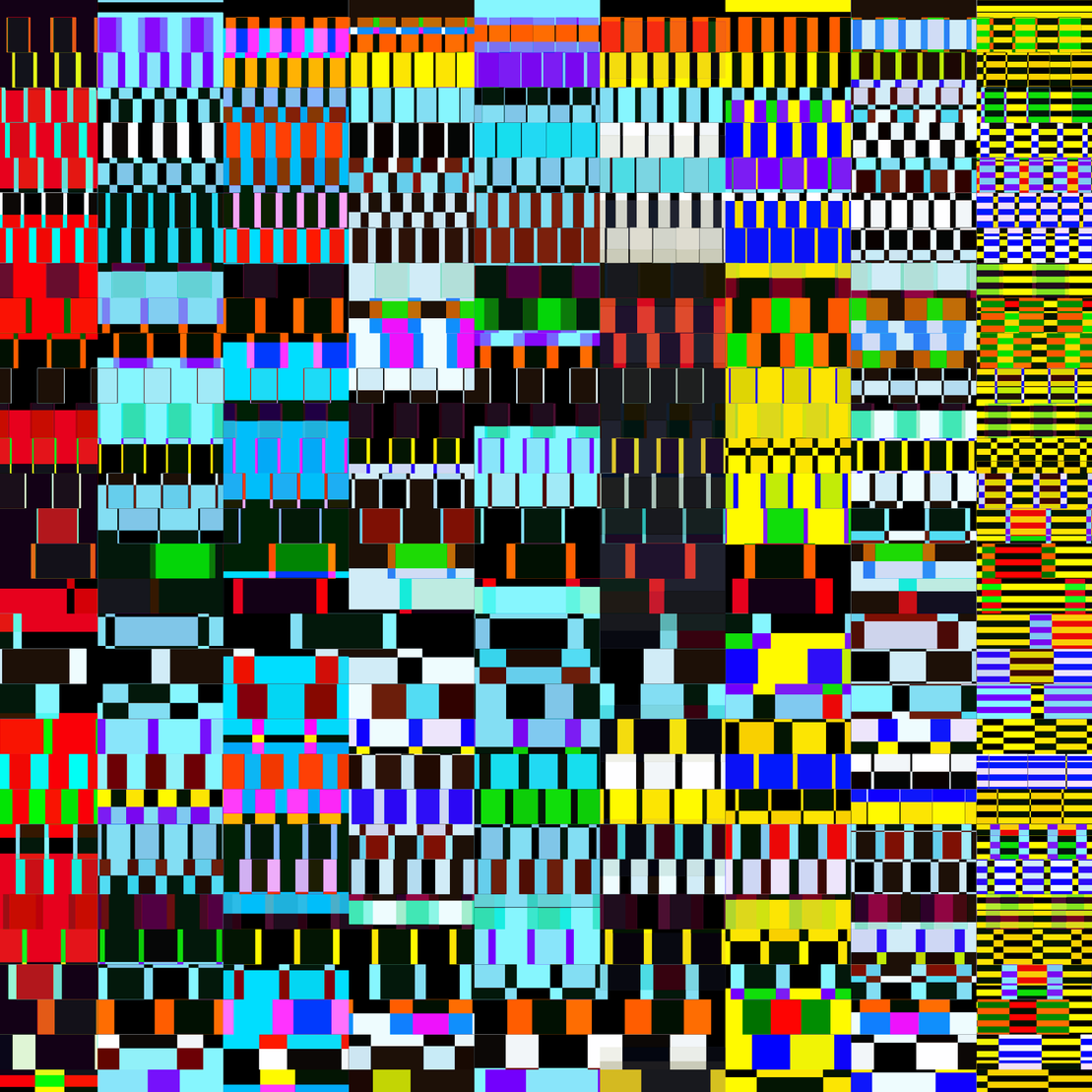 Glitchometry Stripes #5