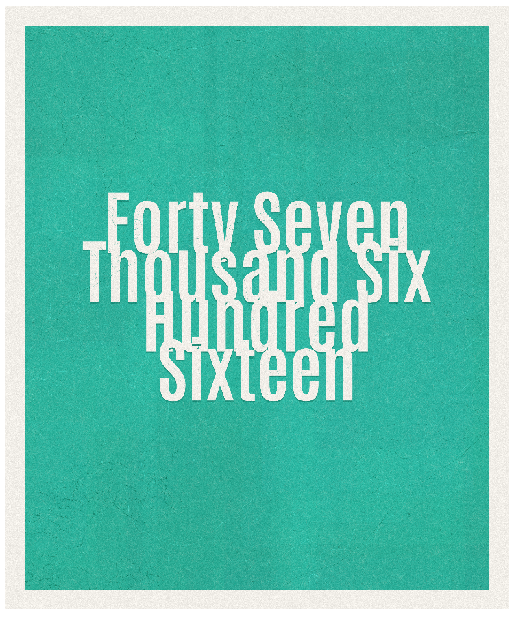 Count #47616