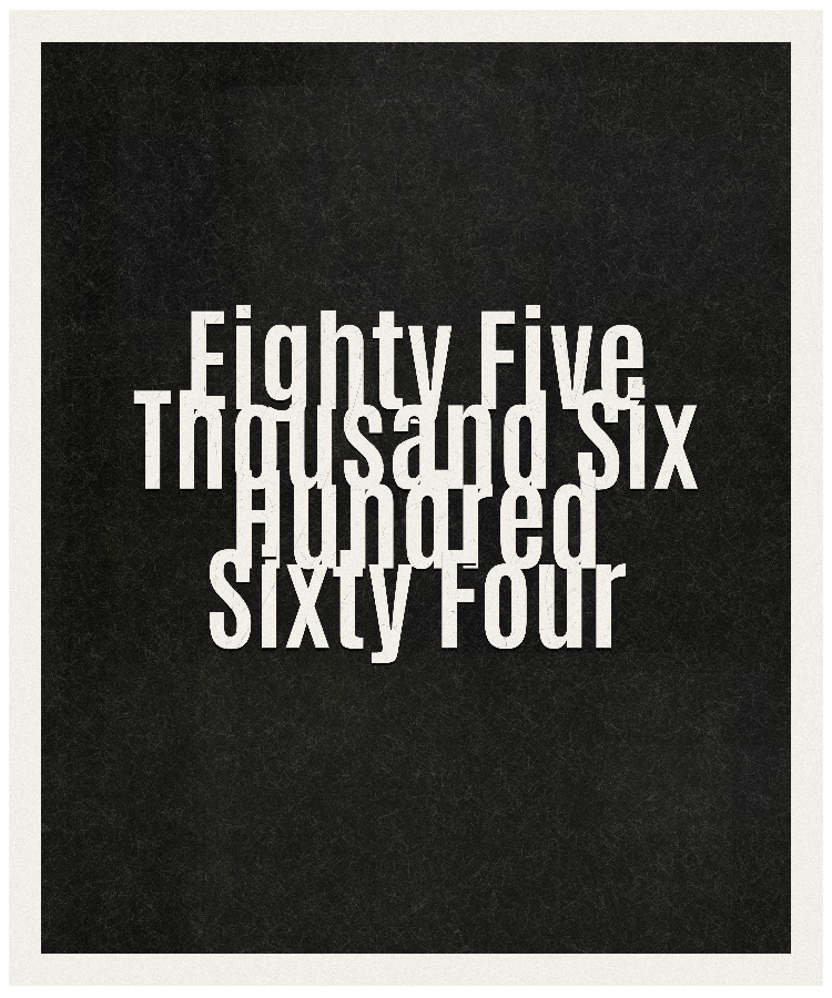 Count #85664