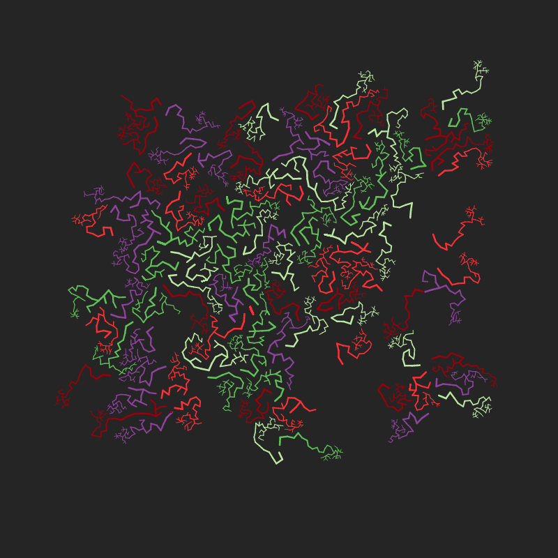 Random circle of Fractals #3