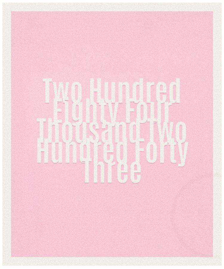 Count #284243
